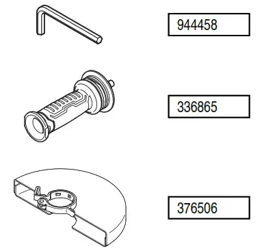 HiKOKI G 18BYE Electronic Disk Grind - SELECTING ACCESSORIES 2