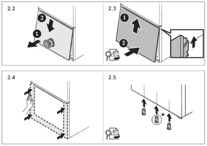 SAMSUNG 887276661117 Bespoke 3-Door French Door Refrigerator Bottom Panel in Tuscan Steel-FIG5