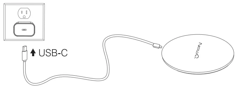 Shenzhen Yongdongke Innovation Technology NQ-WC-05 NewQ Wireless Charger - fig 1