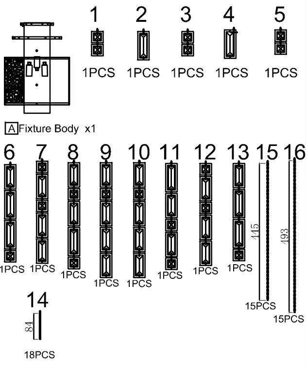 CRYSTAL WORLD 5647W12C CWI Lighting Stained 3 Light Wall Sconce - fig 1