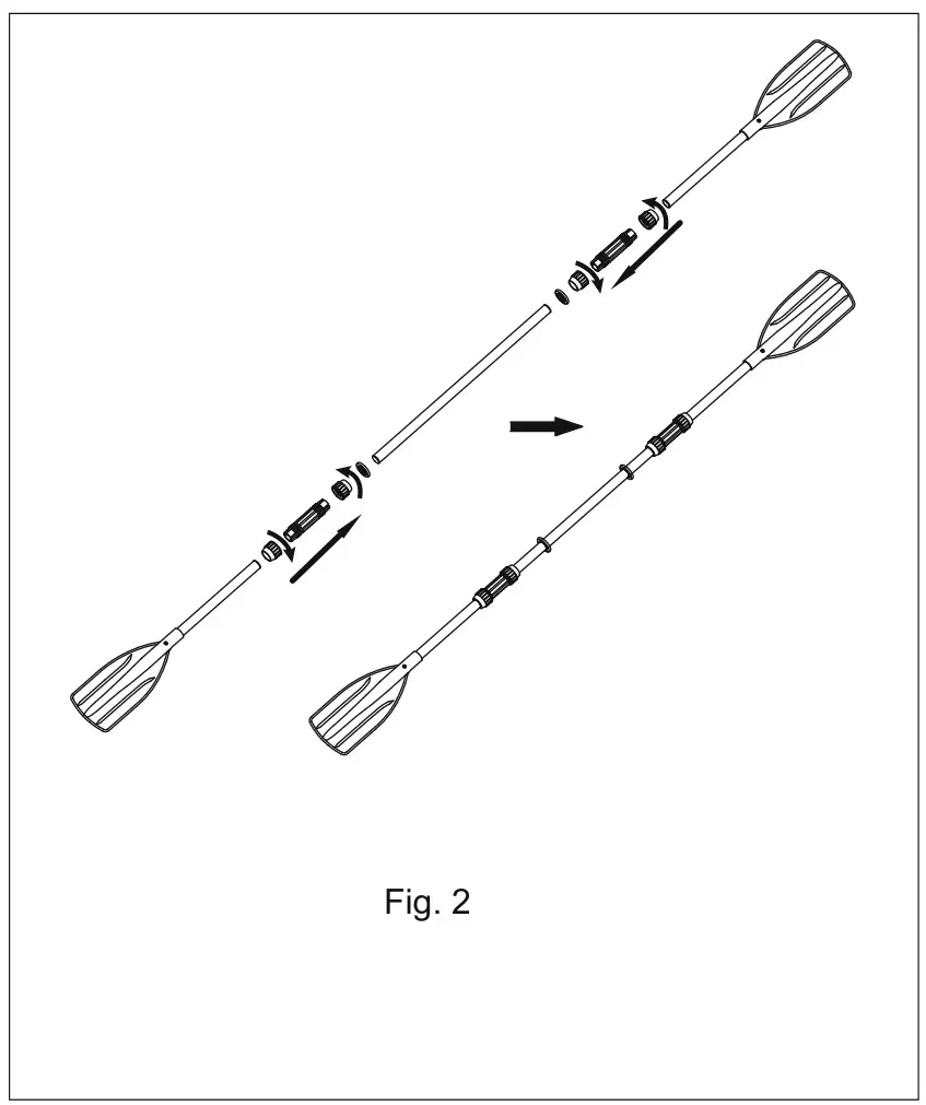 Bestway 65156 Inflatable 4-Seat Boat - Figure 2