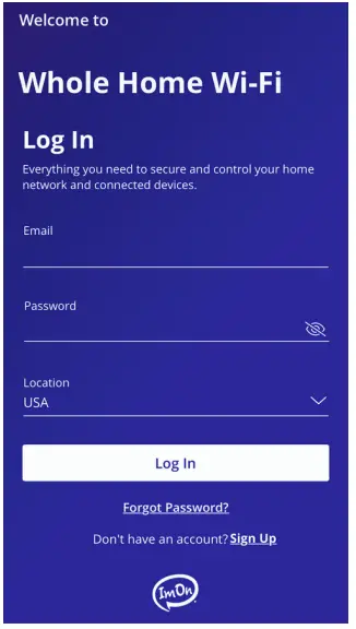 My ImOn ImOn WholeHome Wi Fi Mobile - towards