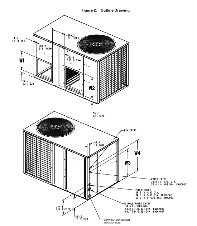 RunTru-4WCA4024C1000A-Single-Packaged-Heat-Pump-FIG-2