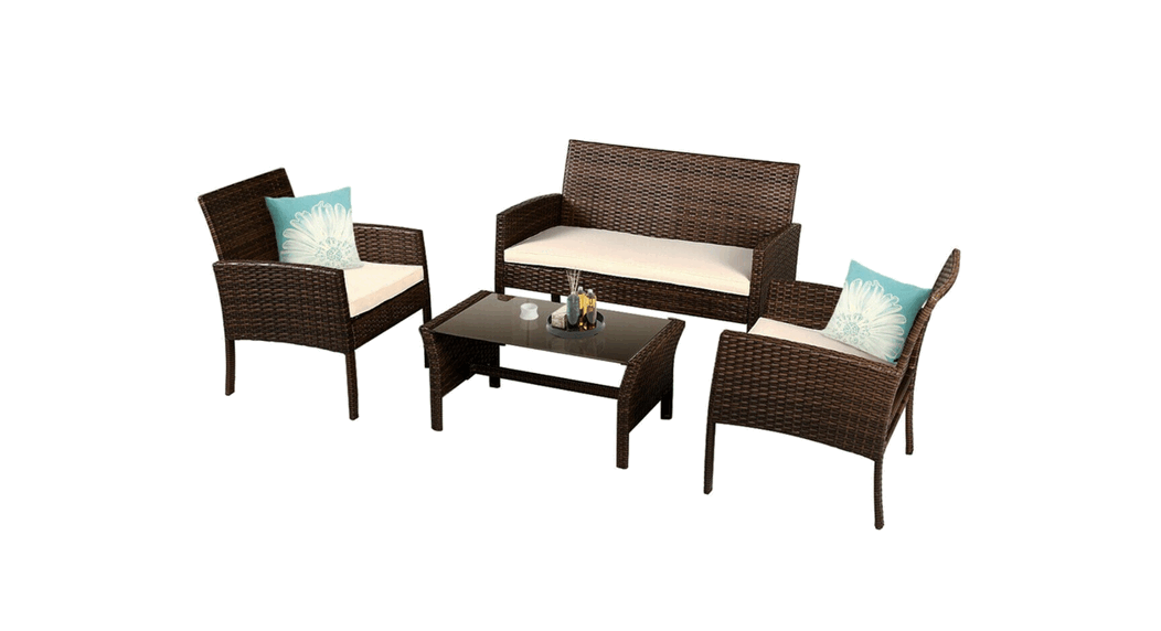 Costway Hw65410 4pcs Conversation Set User Manual