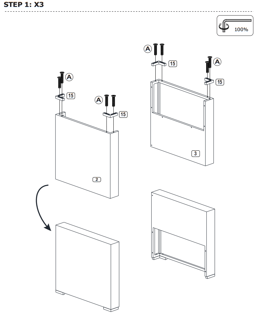 COSTWAY HW65410 4pcs Conversation Set - fig 6