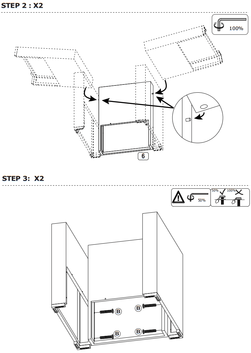 COSTWAY HW65410 4pcs Conversation Set - fig 7