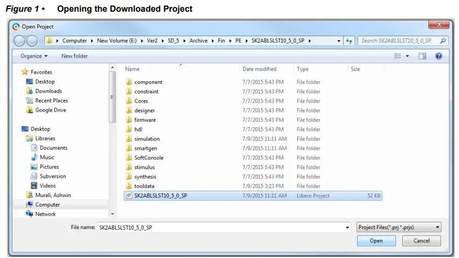 Microsemi-UG0648-Motor-Control-Libero-Project-FIG-1