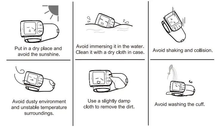 easy home EBP-085 Wrist Blood Pressure Monitor (28)