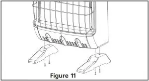 FIG 15 Installing Support Feet