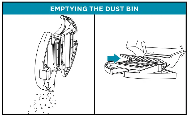 Shark AI Robot - EMPTYING THE DUST BIN
