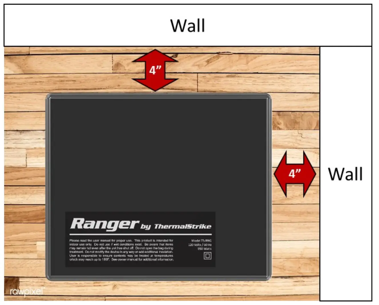 ThermalStrike Ranger Bed Bug Heater - Operating EnvironmentThermalStrike Ranger Bed Bug Heater - Operating Environment