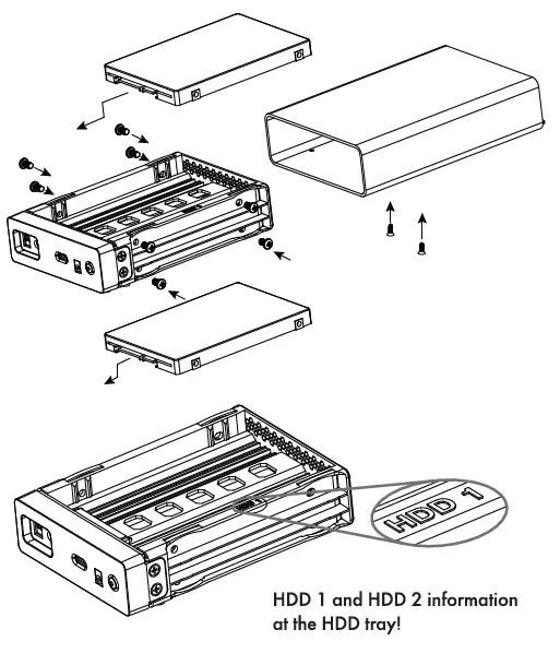 GRAUGEAR G-25RD2-AC-10G Type-C RAID Enclosure 2