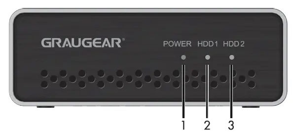 GRAUGEAR G-25RD2-AC-10G Type-C RAID Enclosure 4