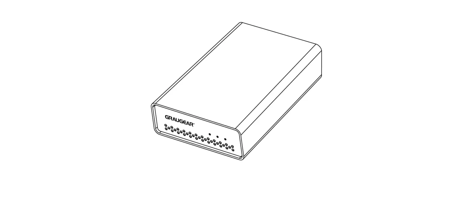 Graugear G-25rd2-ac-10g Type-c Raid Enclosure User Manual