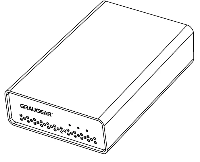 GRAUGEAR G-25RD2-AC-10G Type-C RAID Enclosure