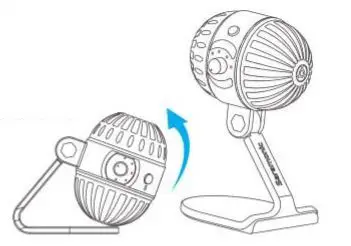 Saramonic SmartMic MTV550 USB Desktop Microphone for Mobile and PC User Manual - Unfold the microphone and lay it flat on the table
