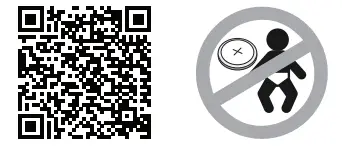 QR Code and Warning