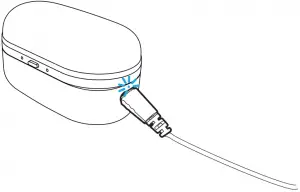 Charging the charging case