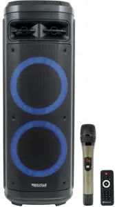 ROCKVILLE ZR10 10-Inch Portable Wireless LED Bluetooth Speaker