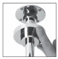 AQUALISA SRN001EA Thermostatic Mixer Shower with Adjustable Height 90mm Harmony Head - fig41