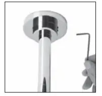 AQUALISA SRN001EA Thermostatic Mixer Shower with Adjustable Height 90mm Harmony Head - fig42