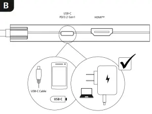 hama 00200110 USB-C Hub Multiport Instruction - fig2