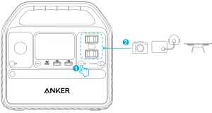 ANKER A1720 521 Portable Power Station - Charging1