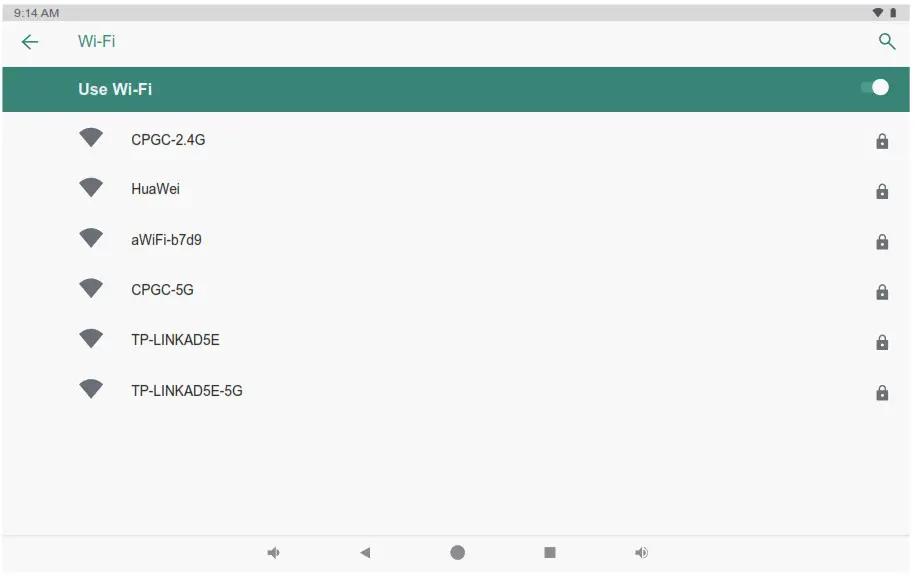 DRAGON TOUCH NotePad Y80 Tablet PC - CONNECT TO A WI-FI NETWORK