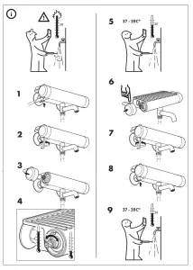 IKEA VOXNAN Thermostatic Bath Shower Faucet - fig 15