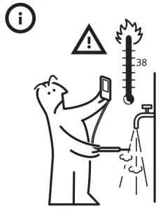 IKEA VOXNAN Thermostatic Bath Shower Faucet - fig14