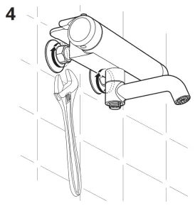 IKEA VOXNAN Thermostatic Bath Shower Faucet - fig8
