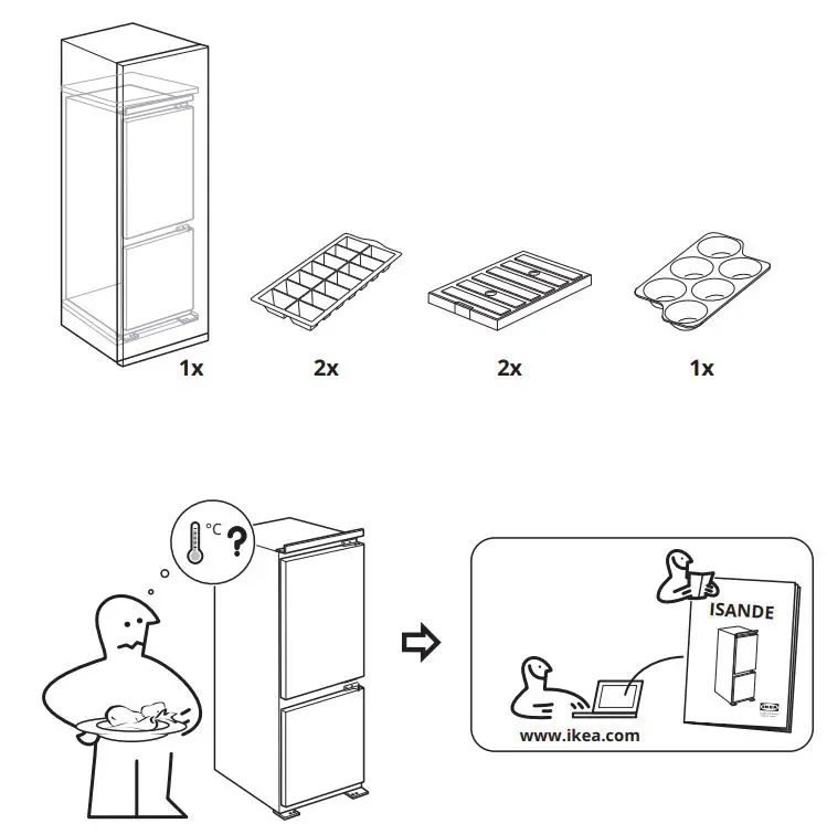 IKEA ISANDE Instructions - Reading User Manual