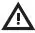 IKEA ISANDE Instructions - Warning or Caution icon