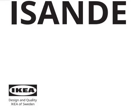 IKEA ISANDE Instructions