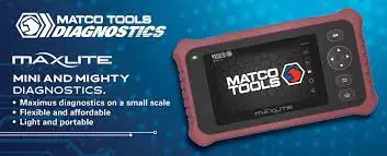 Matco Tools Mdmaxlite Maximus Lite Diagnostic Scan Tool Instructions Matco Tools Mdmaxlite Maximus Lite Diagnostic Scan Tool Instructions