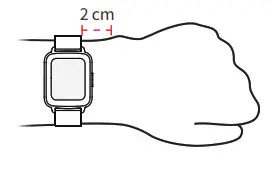 TouchGFX TGW007 Smart Watch- Wear properly