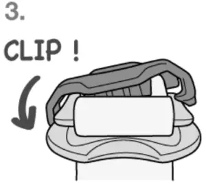 Petzl Adjusting the height of the attachment bridge 3