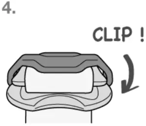 Petzl Adjusting the height of the attachment bridge 4