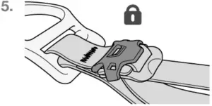 Petzl Adjusting the height of the attachment bridge 5