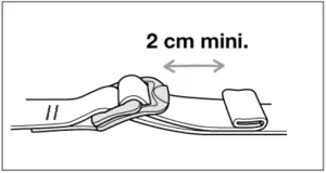 Petzl Adjusting the height of the attachment bridge B