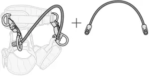 Petzl How to put the harness on 1A