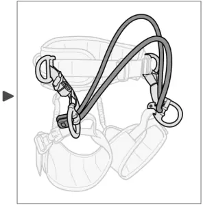 Petzl How to put the harness on 1B