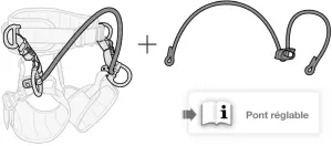 Petzl How to put the harness on 2A