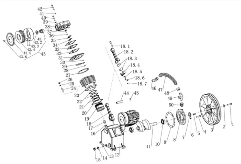 IRONAIR LB50270S3 Air Compressor fig7
