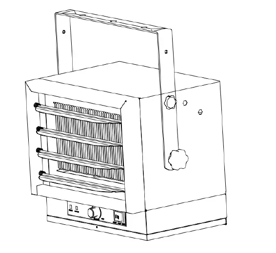 LifePlus IFH12A-50 Fan Forced Ceiling Mount Heater