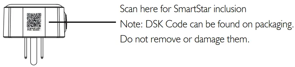 Minoston MP21ZP Z Wave Plug with Energy Monitoring - QR CODE