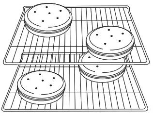 AMANA W10881062C Electric Range - Baking Layer Cakes on 2 Racks