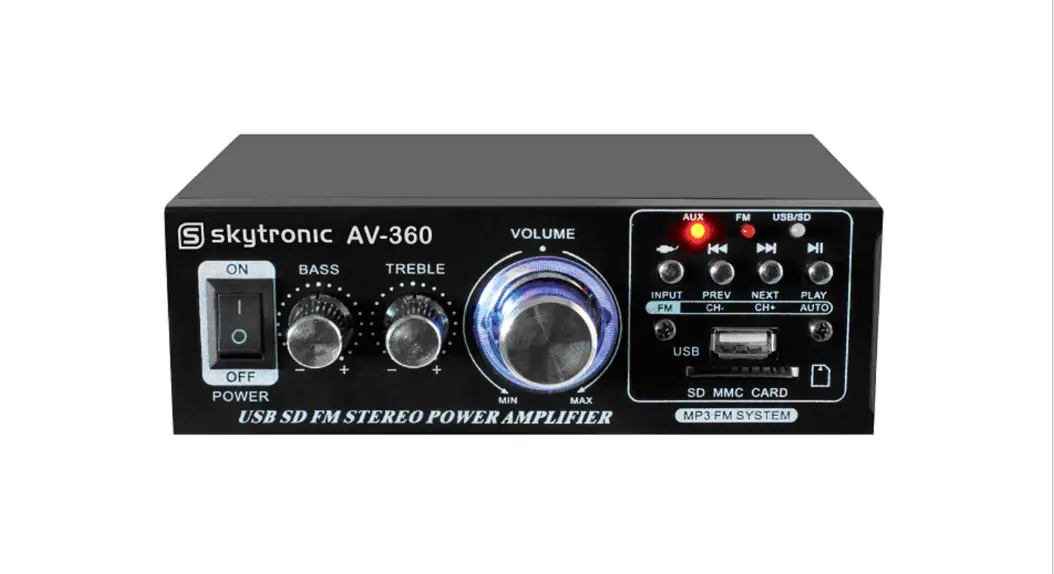 Skytronic 103.142 Av-360 Amplifier Instruction Manual