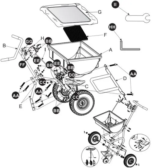 GROUNGWORK CT0067 85 Walk Behind Spreader - figure 15