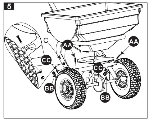 GROUNGWORK CT0067 85 Walk Behind Spreader - figure 7
